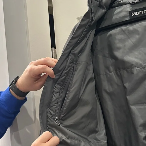 Marmot Men's Charcoal Winter Jacket - Picture 6 of 6
